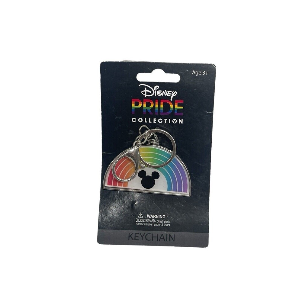 Disney Pride Collection Rainbow Mickey Mouse Keychain NEW Limited Edition LBQTQ+
